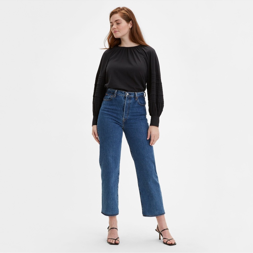 Levi’s Ribcage Straight Ankle Women's Jeans
Color: Georgie, Size: 26W x 29L